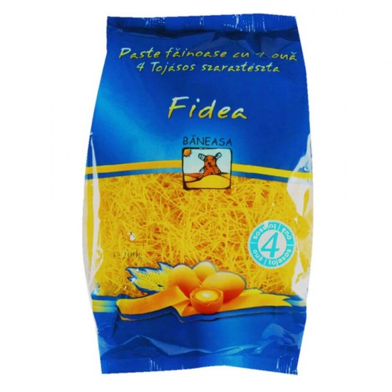 Paste Fainoase cu 4 Oua Baneasa Fidea, 200 g, Paste Fidea Baneasa, Fidea Baneasa cu 4 Oua, Paste Fainoase cu Oua Baneasa, Fidea Baneasa 200 g, Baneasa Fidea pentru Supe, Paste Fainoase cu 4 Oua Baneasa, Taitei
