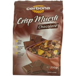 Cereale Musli cu Ciocolata Cerbona, 200 g, Musli Cereale, Cereale Tip Musli, Cereale Muesli, Muesli Cereale, Cereale pentru Lapte, Musli pentru Lapte, Musli Mic Dejun, Mic Dejun Musli, Cereale Mic Dejun, Mic Dejun Cereale