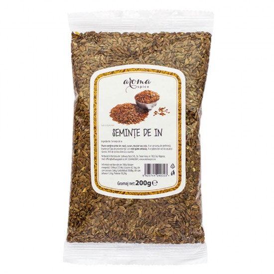 Seminte de In Aroma Spice, 12 Pachete x 200g, Seminte de In, In Seminte, In Seminte Aroma Spce, Seminte In, Seminte de In Intregi, Seminte de In Negre, Seminte In Intregi, Seminte de In Naturale 