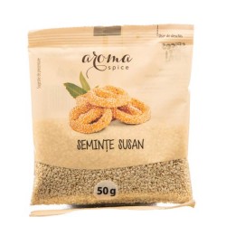 Seminte de Susan Aroma Spice, 12 Pachete x 50g, Seminte de Susan, Susan, Susan Aroma Spice, Seminte Susan, Susan Alb, Seminte de Susan Alb 