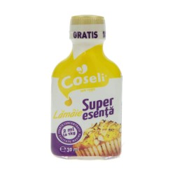 Superesenta de Lamaie Coseli, 20 ml, Esente pentru Prajituri, Esenta de Lamaie pentru Prajituri, Coseli Esente de Lamaie, Esenta Lamaie pentru Deserturi, Superesente Sticlute Coseli, Aroma de Lamaie, Superesenta Lamaie