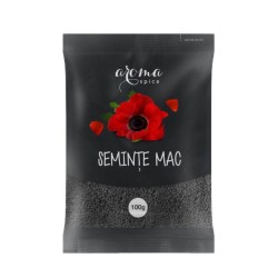 Mac Aroma Spice, 12 Plicuri x 100 g, Seminte de Mac, Mac Seminte, Mac pentru Prajituri, Mac pentru Cozonac, Mac pentru Cozonaci, Mac pentru Salate, Seminte de Mac pentru Patiserie, Seminte de Mac pentru Prajituri