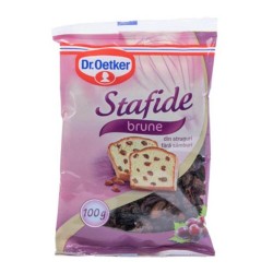 Stafide Brune fara Samburi Dr. Oetker, 100 g, Stafide fara Samburi Brune, Stafide Dr. Oetker, Stafide din Struguri fara Samburi, Fructe Uscate Dr. Oetker