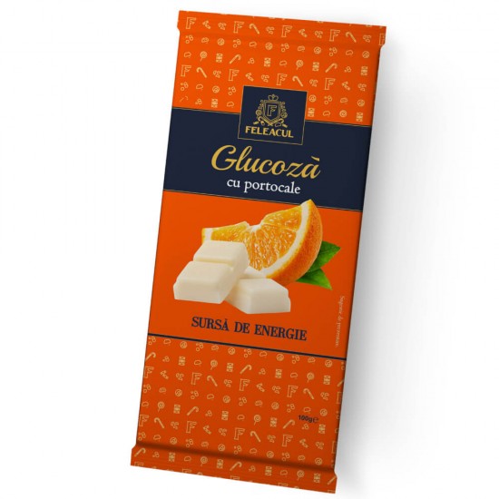 Bax 15 Tablete Glucoza cu Aroma de Portocale Boromir, 50 g, Tableta de Glucoza cu Protocale, Inlocuitor Zahar, Glucoza cu Porrtocale pentru Deserturi, Glucoza pentru Prajituri, Glucoza cu Portocale pentru Gatit, Tableta Glucoza cu Protocale