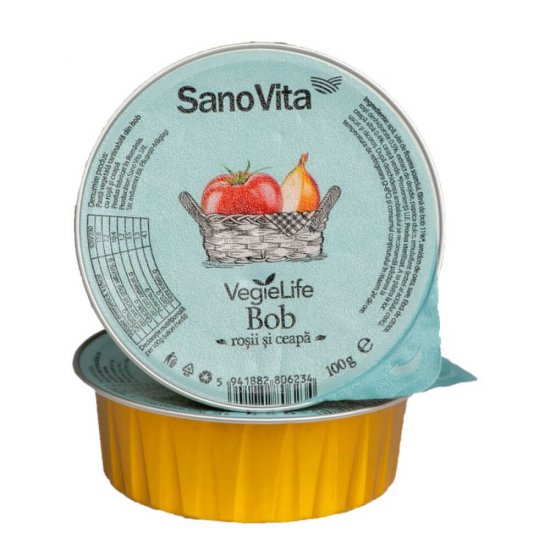 Pasta Vegetala din Bob cu Rosii si Ceapa Sano Vita, 100g, Pate Tartinabil, Pate Vegetal, Pate Vegetal Tartinabil, Pate Sano Vita, Pateu Tartinabil Sano Vita, Pateu Vegetal din Bob, Pasta Vegetala, Pasta Vegetala din Bob, Pasta Vegetala Sano Vita