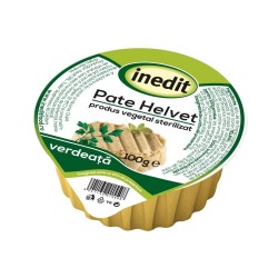 Pate Vegetal cu Verdeata Inedit Helvet, 100 g, Pateuri Vegetale, Inedit Helvet Pateuri, Helvet Pate Vegetal cu Verdeata, Pateuri Vegetale de Post, Pateuri Vegetale cu Legume
