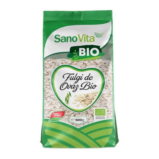 Fulgi de Ovaz Bio Sano Vita, 500 g, Cereale Fulgi, Fulgi Cereale, Cereale Crocante, Fulgi Crocanti, Fulgi Micul Dejun, Cereale Micul Dejun, Fulgi Ovaz Naturali, Fulgi din Ovaz, Cereale Ovaz, Cereale din Ovaz, Fulgi din Cereale, Cereale Tip Fulgi