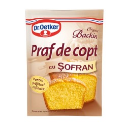 Praf de Copt cu Sofran Dr. Oetker, 16 g, 1 Buc/Set, Praf pentru Copt, Praf pentru Copt Dr. Oetker, Praf Copt, Plic Praf Copt, Praf de Copt Prajituri, Plic Praf de Copt Dr. Oetker