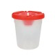 Set 12 Pahare Pictura Colour Kids, Capace Multicolore si Corp Transparent, Pahar Pictura, Vas de Pictura, Pahar de Pictura Transparent, Pahar cu Suport pentru Pensule, Set Pahare de Pictura, Set Vase Pictura, Accesorii Pictura, Rechizite Scolare