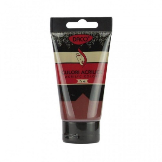Vopsea Acril Umbra Arsa DACO, 75 ml, Tempera Acrilica, Culori Acrilice, Vopsea Acrilica, Tempera Acril, Vopsele Acrilice, Vopsea Culoare Umbra Arsa, Acril, Acril Umbra Arsa, Culori Acril