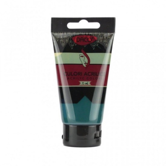 Vopsea Acril Verde Ftalocianin DACO, 75 ml, Tempera Acrilica, Culori Acrilice, Vopsea Acrilica, Tempera Acril, Vopsele Acrilice, Vopsea Culoare Verde Ftalocianin, Acril, Acril Verde Ftalocianin, Culori Acril
