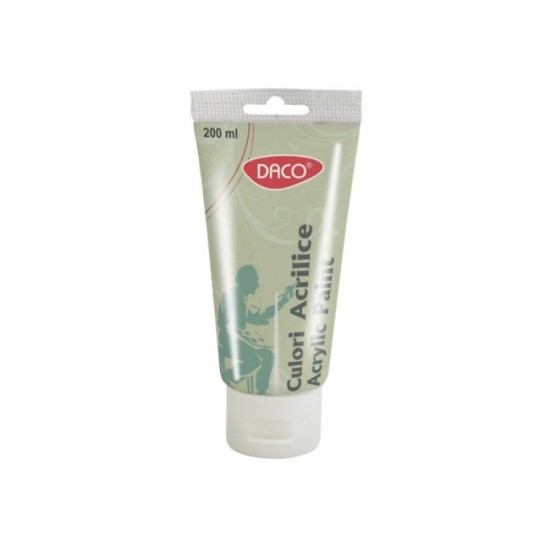 Vopsea Acril DACO Verde Metalizat, 200 ml, Tempera Acrilica, Culori Acrilice, Vopsea Acrilica, Vopsele Acrilice, Tempera Acril, Vopsea Verde Metalizat, Acrilica Verde, Acril Culoare Verde, Culori pentru Pictat, Culori Pictura, Culori pentru Desen