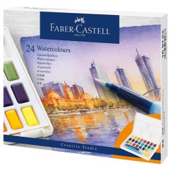 Acuarele cu Pensula si Rezervor Apa Faber-Castell Creative Studio, 24 Culori, Culori Pictura, Faber Castell Acuarele, Acuarele Scoala, Culori pentru Pictat, Acuarele Pictura, Paleta de Acuarele, Set Culori Acuarele, Acuarele Scoala, Materiale de Pictura Acuarele cu Pensula si Rezervor Apa Faber-Castell Creative Studio, 24 Culori, Culori Pictura, Faber Castell Acuarele, Acuarele Scoala, Culori pentru Pictat, Acuarele Pictura, Paleta de Acuarele, Set Culori Acuarele, Acuarele Scoala, Materiale de Pictura