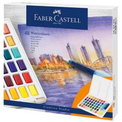 Acuarele cu Pensula si Rezervor Apa Faber-Castell Creative Studio, 48 Culori, Culori Pictura, Faber Castell Acuarele, Acuarele Scoala, Culori pentru Pictat, Acuarele Pictura, Paleta de Acuarele, Set Culori Acuarele, Acuarele Scoala, Materiale de Pictura Acuarele cu Pensula si Rezervor Apa Faber-Castell Creative Studio, 48 Culori, Culori Pictura, Faber Castell Acuarele, Acuarele Scoala, Culori pentru Pictat, Acuarele Pictura, Paleta de Acuarele, Set Culori Acuarele, Acuarele Scoala, Materiale de Pictura