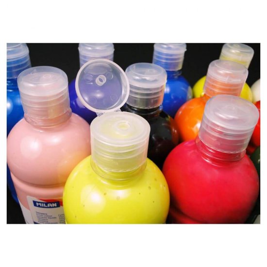 Vopsea Tempera Milan, 125 ml, Alb, Tempera Lichida, Tempera 125 ml, Culori Albe Tempera 125 ml, Vopsea Tempera, Vopsele Tempera, Acuarele Tempera, Culori Tempera, Vopsea Pictura, Tempera Acuarele, Culoare Tempera, Culori pentru Pictura