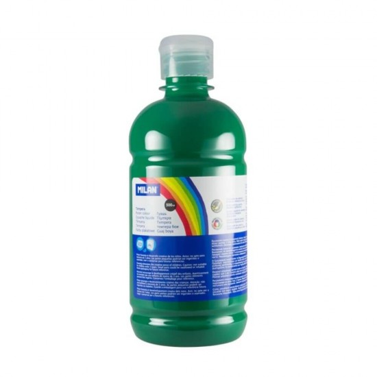 Vopsea Tempera MILAN, 500 ml, Verde Inchis, Tempera Lichida, Tempera 500 ml, Culori Tempera 500 ml, Vopsea Tempera 500 ml, Vopsele Tempera, Acuarele Tempera, Culori Tempera, Vopsea Pictura, Tempera Acuarele, Culoare Tempera, Culori pentru Pictura