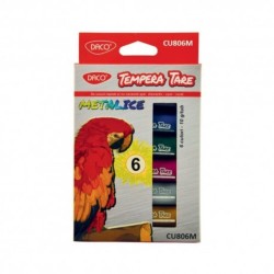 Vopsea Tempera Tare DACO, 6 Culori Metalice/Set, 10 ml/Tub, Multicolor, Culoare Tempera, Tempera, Acuarele, Culori Tempera, Vopsele Tempera, Culori pentru Pictura Vopsea Tempera Tare DACO, 6 Culori Metalice/Set, 10 ml/Tub, Multicolor, Culoare Tempera, Tempera, Acuarele, Culori Tempera, Vopsele Tempera, Culori pentru Pictura