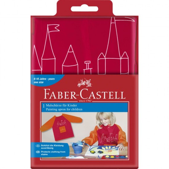 Sort de Pictura pentru Copii de 6-10 Ani Faber-Castell, Blackberry, Marime Universala, Sortulet Pictura, Sort Pictura, Sort pentru Pictura, Sort de Copii pentru Pictura, Sort pentru Copii, Sort de Copii, Sort Pictat, Sorturi Pictura, Sortulete Pictura