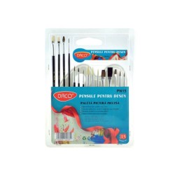 Pensule DACO, 15 Buc/Set, Par Sintetic, Paleta Acuarela Inclusa, Pensule Pictura, Pensule Ecada, Pensule Pictura Daco, Pensule Par Sintetic, Accesorii Pictura, Pensule Pictura Acrilica, Set Pensule Pensule DACO, 15 Buc/Set, Par Sintetic, Paleta Acuarela Inclusa, Pensule Pictura, Pensule Ecada, Pensule Pictura Daco, Pensule Par Sintetic, Accesorii Pictura, Pensule Pictura Acrilica, Set Pensule
