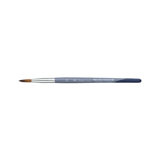 Pensula Par Sintetic Faber-Castell Creative Studio, Numarul 8, Varf Rotund, Pensule Faber-Castell, Pensule pentru Pictura, Rechizite, Pensule Desen, Pensule cu Varf Rotund, Pensule Desen cu Par Sintetic, Pensule Sintetice Rotunde, Materiale Pictura