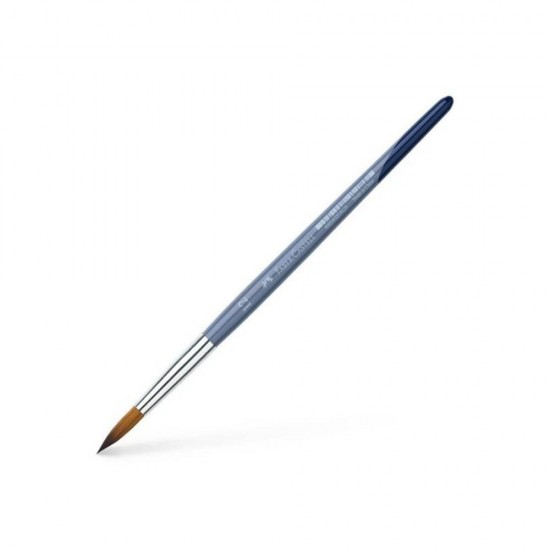 Pensula Par Sintetic Faber-Castell Creative Studio, Numarul 12, Varf Rotund, Pensule Faber-Castell, Pensule pentru Pictura, Rechizite, Pensule Desen, Pensule cu Varf Rotund, Pensule Desen cu Par Sintetic, Pensule Sintetice Rotunde, Materiale Pictura