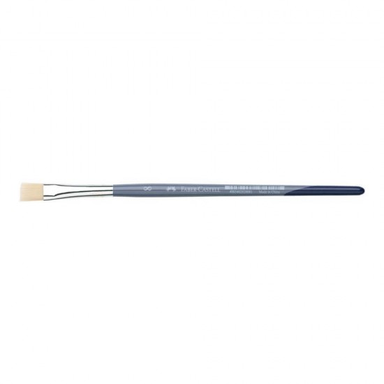 Pensula Par Sintetic Faber-Castell Creative Studio, Numarul 8, Varf Tesit, Pensule Faber-Castell, Pensule pentru Pictura, Rechizite, Pensule Desen, Pensule cu Varf Tesit, Pensule Desen cu Par Sintetic, Pensule Sintetice Tesite, Materiale Pictura