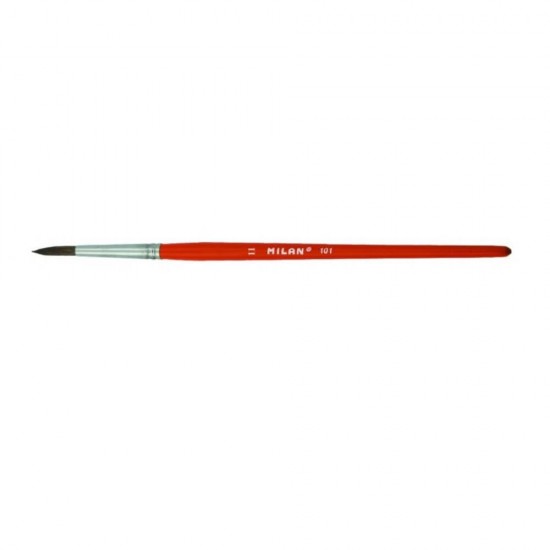 Pensula MILAN Seria 101, Varf Rotund cu Par de Ponei, Numarul 11, Pensula Pictura, Pensule Pictura, Pensule Milan, Pensule Pictura Milan, Pensule Par Natural, Pensula Milan 101, Pictura, Pensule Pictura Acrilica