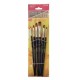 Pensule DACO, 6 Buc/Set, Varf Oblic cu Par Sintetic, Pensule Pictura, Pensule Daco, Pensule Pictura Daco, Pensule Par Sintetic, Pensula din Par Sintetic, Pensule Pictura Tempera, Pensule Varf Oblic, Pensula Varf Oblic