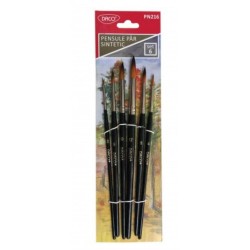 Pensule DACO, 6 Buc/Set, Varf Rotund cu Par Sintetic, Pensule Pictura, Pensule Daco, Pensule Pictura Daco, Pensule Par Sintetic, Pensula din Par Sintetic, Pensule Pictura Tempera, Pensule Varf Rotund, Pensula Varf Rotund Pensule DACO, 6 Buc/Set, Varf Rotund cu Par Sintetic, Pensule Pictura, Pensule Daco, Pensule Pictura Daco, Pensule Par Sintetic, Pensula din Par Sintetic, Pensule Pictura Tempera, Pensule Varf Rotund, Pensula Varf Rotund
