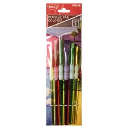 Pensule DACO, 6 Buc/Set, Varf Rotund/Drept cu Par Sintetic, Maner din Plastic Translucid, Pensule Pictura, Pensule Daco, Pensule Pictura Daco, Pensule Par Sintetic, Pensula din Par Sintetic, Pensule Pictura Tempera Pensule DACO, 6 Buc/Set, Varf Rotund/Drept cu Par Sintetic, Maner din Plastic Translucid, Pensule Pictura, Pensule Daco, Pensule Pictura Daco, Pensule Par Sintetic, Pensula din Par Sintetic, Pensule Pictura Tempera