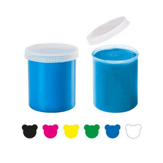 Set Acuarele Finger Carioca, 6 Tuburi, 80 ml/Tub, Set Culori Acuarele, Acuarele Carioca, Acuarele pentru Scoala, Acuarele Copii, Acuarele Tempera, Culori Tempera, Acuarele Pictura, Acuarele Tub, Acuarele la Tub, Set de Acuarele
