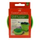 Recipient Apa Faber-Castell Click-Go, 9.7x3.8x13.2 cm, Vernil, Faber-Castell Recipiente Apa Click-Go, Faber Castell Recipiente Apa, Recipiente si Cutii Apa pentru Pensule Pictura, Suport Pensule, Cani pentru Desen, Borcan pentru Pensule