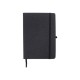 Agenda Dictando Nedatata DACO, 160 File, 14.2x21 cm, Format A5, 70 g/m², cu Elastic, Imitatie de Piele/Textil, Gri, Agenda Nedatata, Agende Birou cu 160 de Foi, Agenda cu 160 File de Fete, Agende Office de Birou cu 160 File, Agenda Simpla de Birou