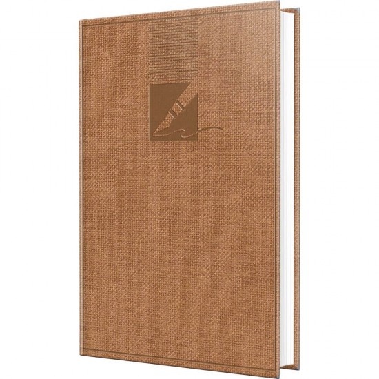Agenda Dictando Nedatata Herlitz, 352 File, 10.5x15.2 cm, Format A6, 60 g/m², Maro, Agenda Nedatata Herlitz, Agende cu 352 de Foi, Agenda A6 Herlitz, Agende de Birou cu 352 File, Agenda de Birou Herlitz