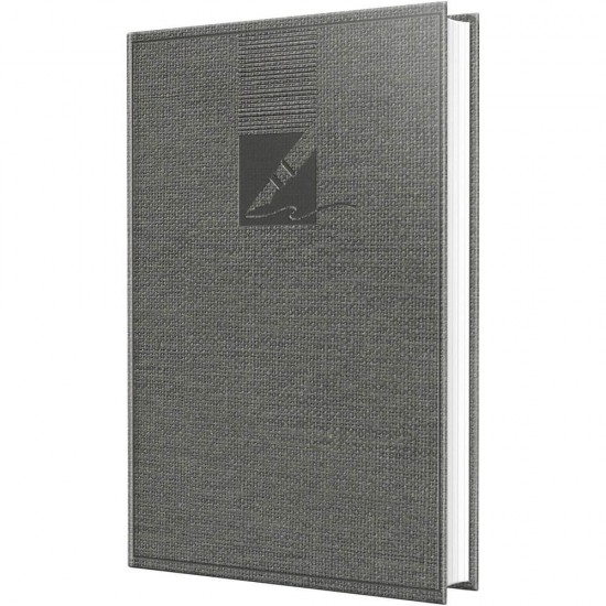 Agenda Dictando Nedatata Herlitz, 352 File, 10.5x15.2 cm, Format A6, 60 g/m², Gri, Agenda Nedatata Herlitz, Agende cu 352 de Foi, Agenda A6 Herlitz, Agende de Birou cu 352 File, Agenda de Birou Herlitz
