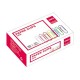Cutie 100 Agrafe de Birou DELI Essential, Colorate, 33 mm, Agrafe pentru Hartie, Agrafe Hartie, Agrafe pentru Documente, Agrafe pentru Foi de Hartie, Agrafe Coli de Hartie, Agrafe de Birou, Agrafe Birou pentru Hartie, Agrafe Hartie pentru Birou