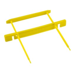 Set 25 Alonje Arhivare Galbene UBERS, Separator Hartii, Separatoare Hartii, Separatoare Documente, Separatoare Dosare, Alonje Indosariere, Alonje pentru Indosariere, Alonje din Plastic, Produse Arhivare, Organizare si Arhivare