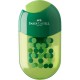 Ascutitoare cu Radiera Faber-Castell Two Tone, Verde, Ascutitoare Faber Castell Two Tone, Radiera Faber Castell Two Tone, Ascutitori Faber Castell, Radiere Faber Castell, Ascutitoare Colorata, Ascutitori Colorate, Ascutitoare Verde Faber Castell