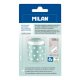Ascutitoare Dubla cu Rezervor Milan Antibacterial, Verde, Mecanica, Accesorii Scoala, Rechizite Scolare, Rechizite Scolare Milan, Ascutitoare Dubla Ieftina, Ascutitoare Dubla Scoala, Ascutitoare pentru Creioane, Ascutitoare Dubla Creioane