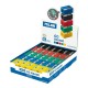 Ascutitoare Simpla Milan, 60 Buc/Set, Plastic, Diferite Culori, Ideala pentru Creioane cu Diametru Mic, Set 60 Ascutitori Colorate, Ascutitoare Clasica Milan, Ascutitori Simple Standard