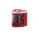 Ascutitoare Dubla Electrica Daco, cu Baterii si Container, pentru Creioane de 6/12 mm, Plastic, Rosie, Ascutitoare Electrica pentru Creioane, Ascutitoare cu Container, Ascutitoare cu Baterii, Ascutitoare de Creioane Electrica
