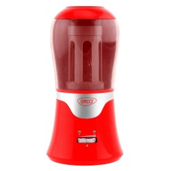 Ascutitoare Dubla Electrica Daco, 220V, cu Container, pentru Creioane 6.5/11 mm, Plastic, Rosie, Functie Auto Stop, Ascutitoare Dubla Electrica Creioane, Ascutitoare Electrica cu Container, Ascutitoare Scolara Electrica