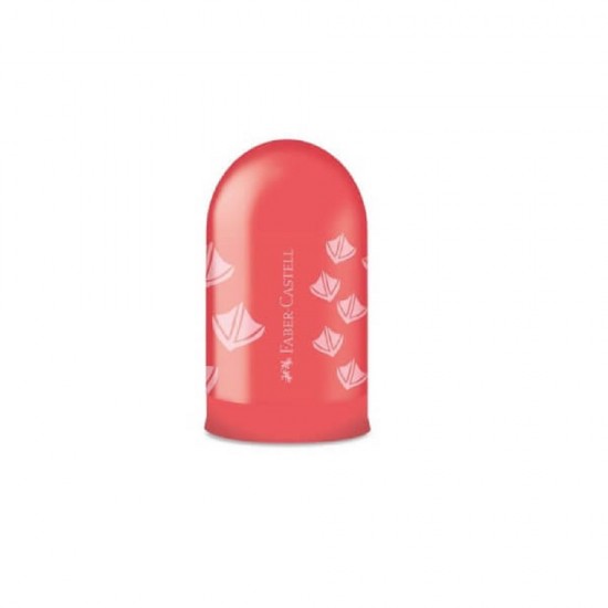 Ascutitoare Simpla cu Container Faber-Castell Amprenta, Rosie, Ascutitori Simple, Ascutitori Faber-Castell, Ascutitori pentru Scoala, Ascutitori cu Container, Ascutitori Creioane, Ascutitoare Simpla cu Container, Ascutitoare Birou