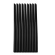 Set 25 Baghete Indosariere ECADA, Negre, 8 mm, Material Plastic, Bagheta pentru Indosariere, Baghete Plastic pentru Indosariere, Sina Plastic Indosariere, Bagheta din Plastic pentru Legat Documente, Set Baghete Indosariere, Accesorii Indosariere