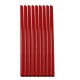 Set 25 Baghete Indosariere ECADA, Rosii, 6 mm, Material Plastic, Bagheta pentru Indosariere, Baghete Plastic pentru Indosariere, Sina Plastic Indosariere, Bagheta din Plastic pentru Legat Documente, Set Baghete Indosariere, Accesorii Indosariere
