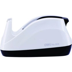 Dispenser Banda Adeziva Deli E808, 18 mm, Alb, Suport Banda Adeziva, Suporturi si Dispensere Banda Adeziva, Deli Dispenser Banda Adeziva, Dispenser Banda Scotch, Suport si Dispenser Banda Scotch, Dispensere Scotch pentru Birou