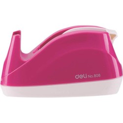 Dispenser Banda Adeziva Deli E808, 18 mm, Violet, Suport Banda Adeziva, Suporturi si Dispensere Banda Adeziva, Deli Dispenser Banda Adeziva, Dispenser Banda Scotch, Suport si Dispenser Banda Scotch, Dispensere Scotch pentru Birou