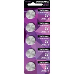 Set 5 Baterii Lithium Yokohama CR2032, 3V, Ambalate in Blister, Baterii Buttons CR2032 3V, Baterii Pastila CR2032 de 3V, Baterii Litiu CR2032, Baterii Yokohama Lithium CR2032, Baterii Pastile CR2032, Baterie Pastila CR2032, Baterii Jucarii CR2032