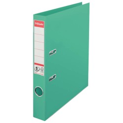 Biblioraft Plastifiat Standard Esselte, 5 cm, Menta, Biblioraft, Biblioraft Plastic, Biblioraft Standard,  Biblioraft Esselte, Bibliorafturi, Bibliorafturi Esselte, Dosare Organizare Documente, Dosar Arhivare