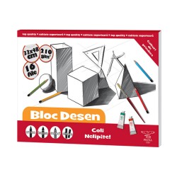 Bloc pentru Desen Pigna, 16 file, 33x48 cm, 210 g/m²